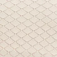 Women's Pointelle Puff Sleeve Sweater Dress