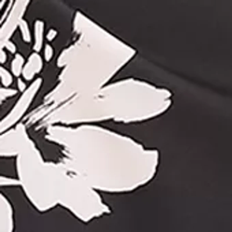 Women's Sleeveless Pleated Print Waist Midi Dress