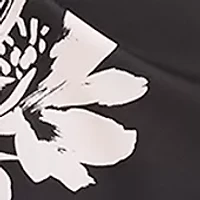 Women's Sleeveless Pleated Print Waist Midi Dress