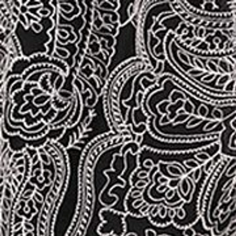 Women's Long Sleeve Embroidered Chiffon A-Line Dress