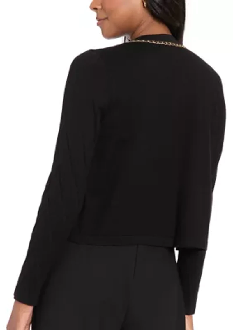 Women's Diamond Knit Sweater Cardigan