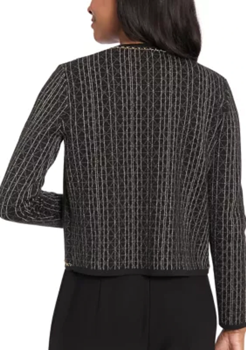 Women's Long Sleeve Printed Cardigan