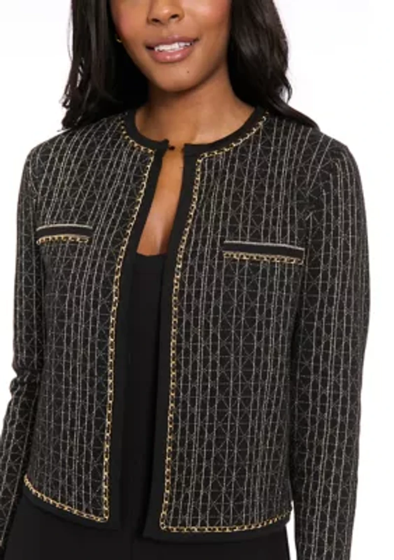 Women's Long Sleeve Printed Cardigan