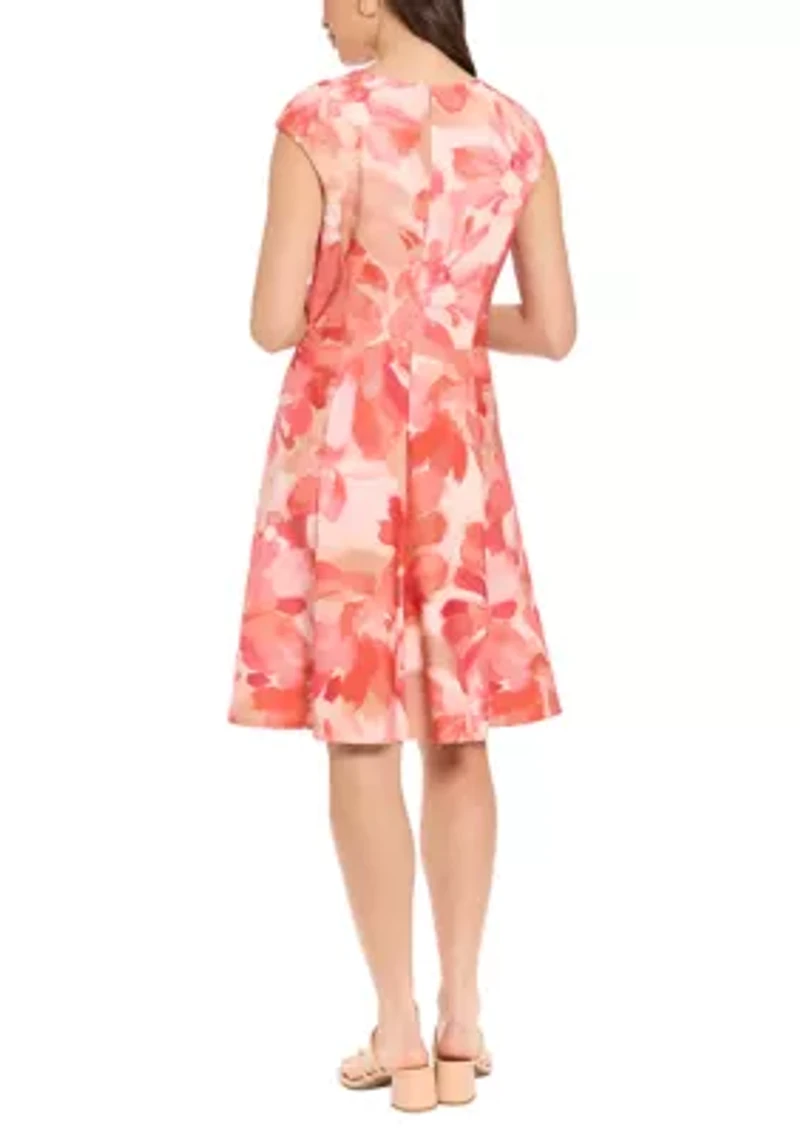 Women's Sleeveless Floral Dress