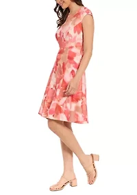 Women's Sleeveless Floral Dress