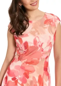 Women's Sleeveless Floral Dress
