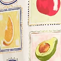 Women's Fruit Print Shift Mini Dress