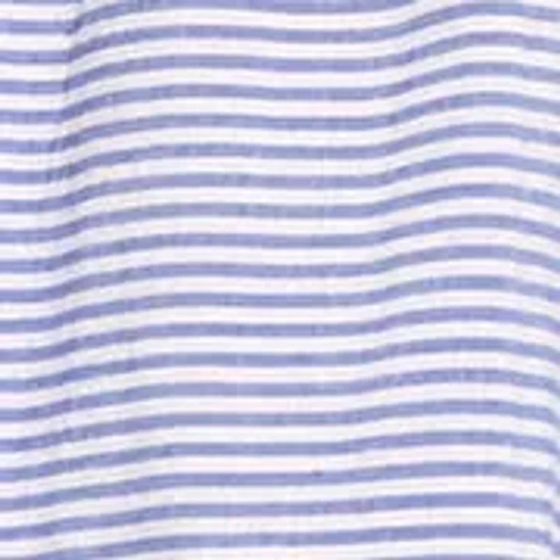 Women's Seersucker Tiered Striped Shirtdress