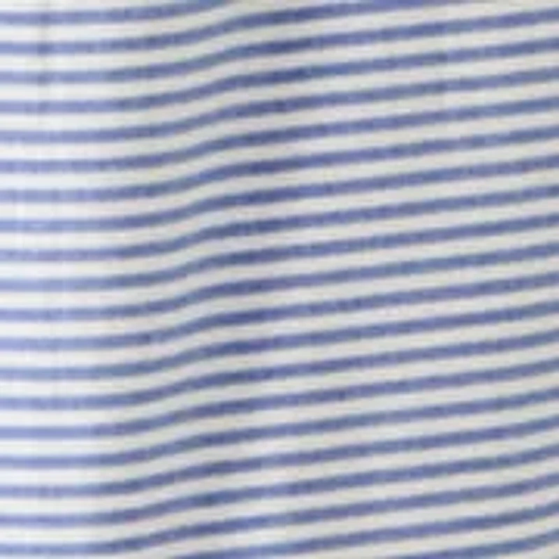 Plus Seersucker Midi Dress