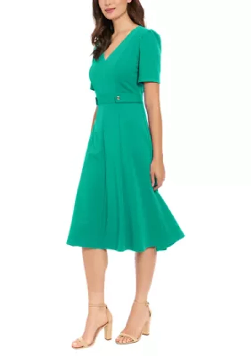 Women's Short Sleeve Side Tab Dress