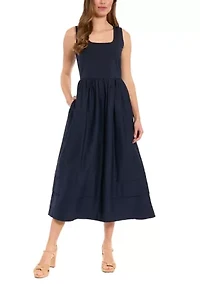 Women's Sleeveless Twofer Dress