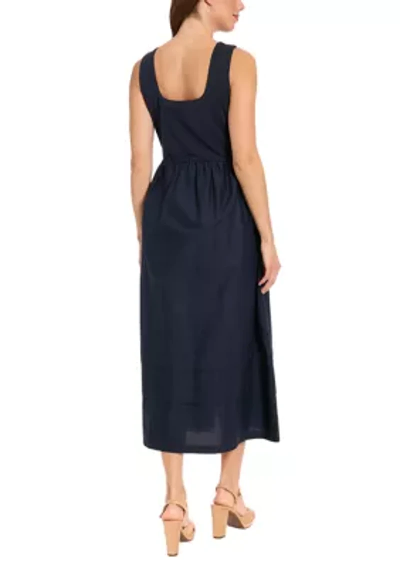Women's Sleeveless Twofer Dress