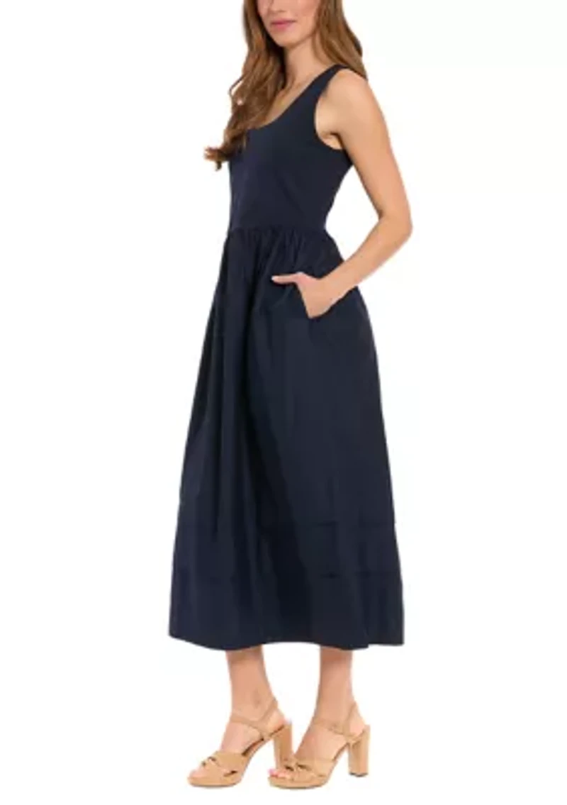 Women's Sleeveless Twofer Dress