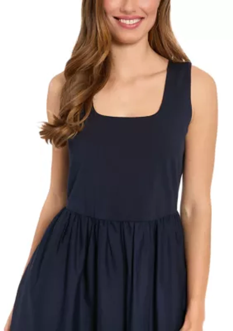 Women's Sleeveless Twofer Dress