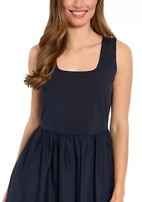 Women's Sleeveless Twofer Dress