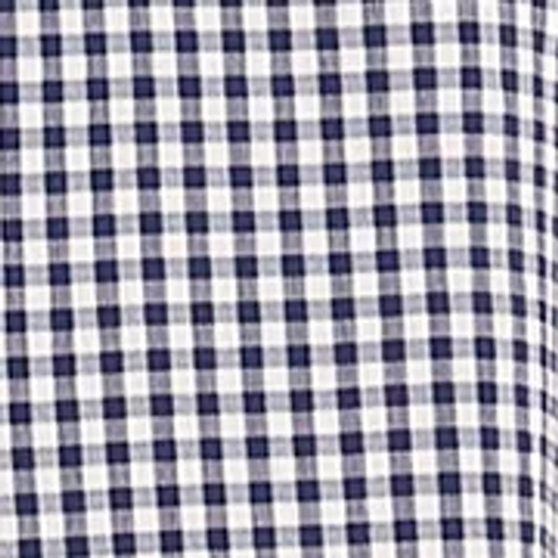 Women's Sleeveless Ruffe Gingham Mini Dress