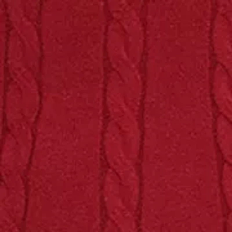 Women's Long Sleeve Cable Knit Fit & Flare Dress