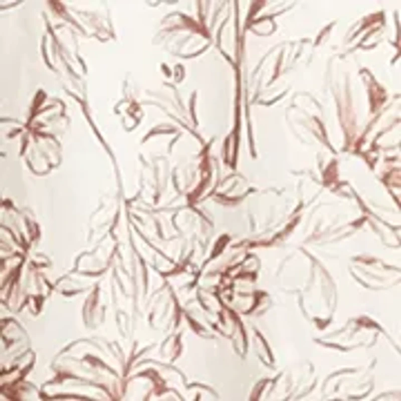 Women's Short Sleeve Square Neck Ditsy Floral Dress