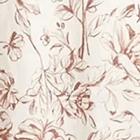 Women's Short Sleeve Square Neck Ditsy Floral Dress