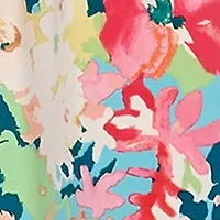 Women's Sleeveless V-Neck Floral Print Maxi Dress