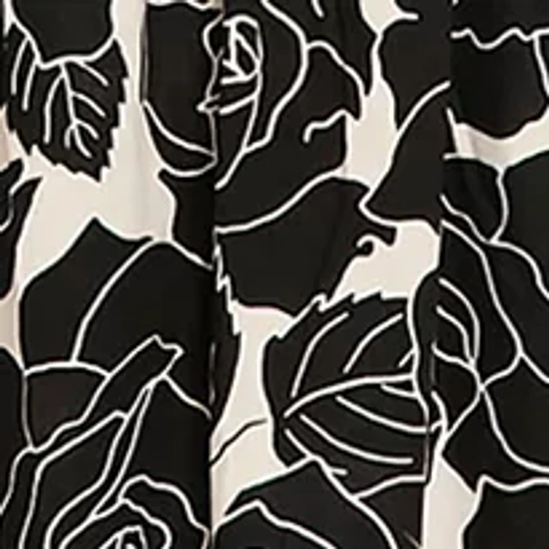 Women's Short Sleeve Square Neck Floral Print Maxi Dress