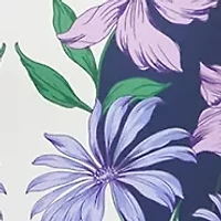 Women's Sleeveless Square Neck Floral Scuba Dress