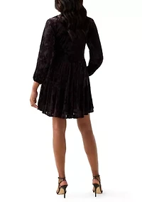 Women's Raglan Sleeve Tiered Dress