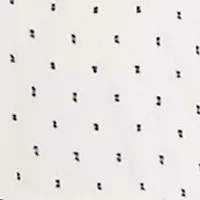 Women's 3/4 Sleeve V-Neck Belt Waisted Printed Fit and Flare Midi Dress