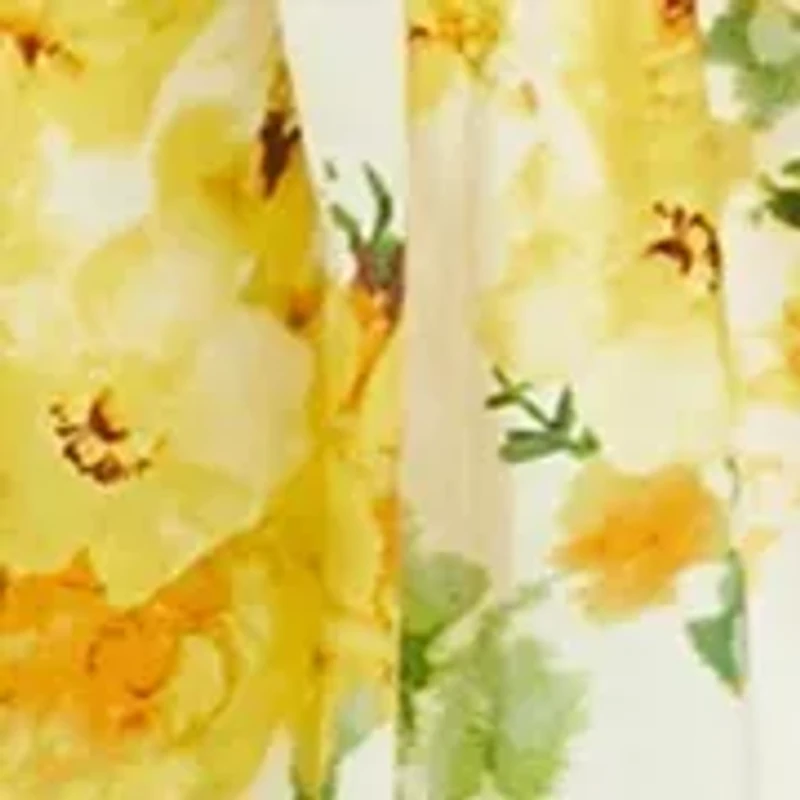 Women's Sleeveless V-Neck Floral Print Mini Dress