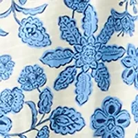 Women's V-Neck Floral A-Line Dress