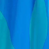 Women's 3/4 Sleeve V-Neck Floral Maxi Dress