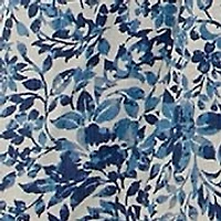 Plus Puff Sleeve V-Neck Fit and Flare Dress