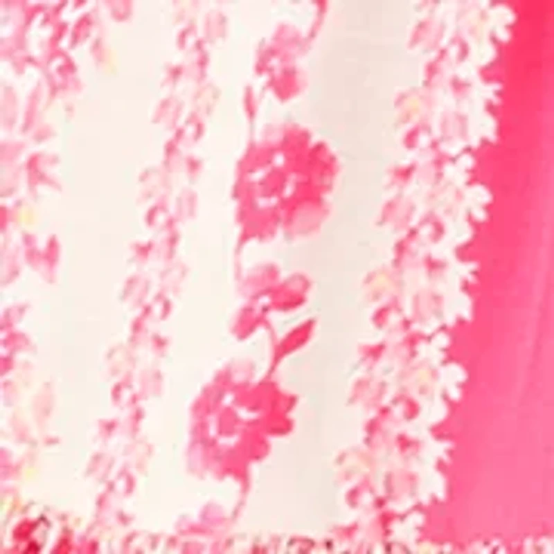 Women's Floral V-Neck Mini Dress