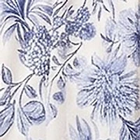 Women's Floral Sweetheart Shift Dress