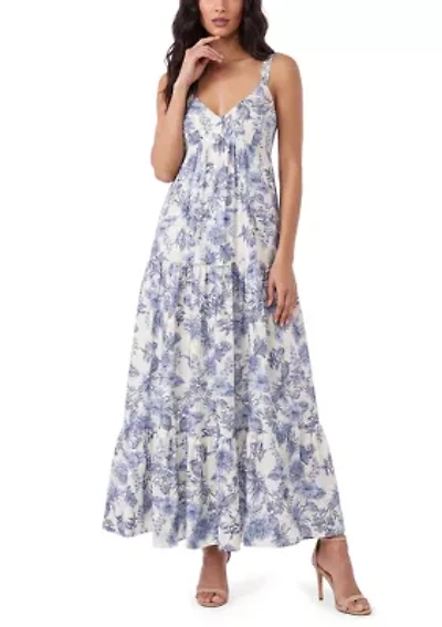 Women's Floral Sweetheart Shift Dress