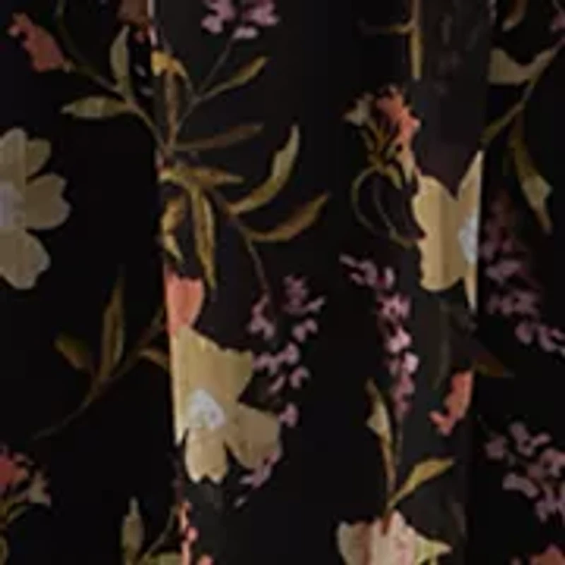 Plus Tiered Floral A-Line Dress