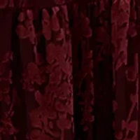 Plus Long Tiered Velvet Dress