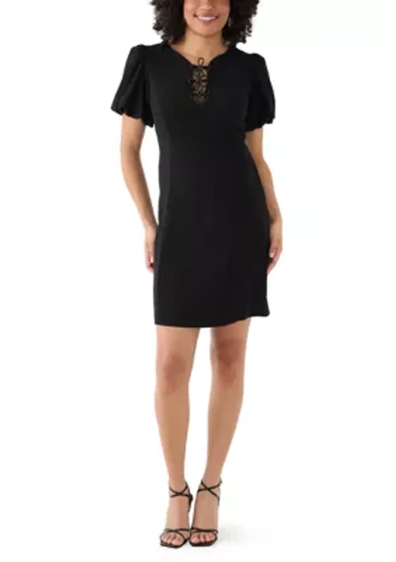 Women's Rhinestone Crew Neck Sheath