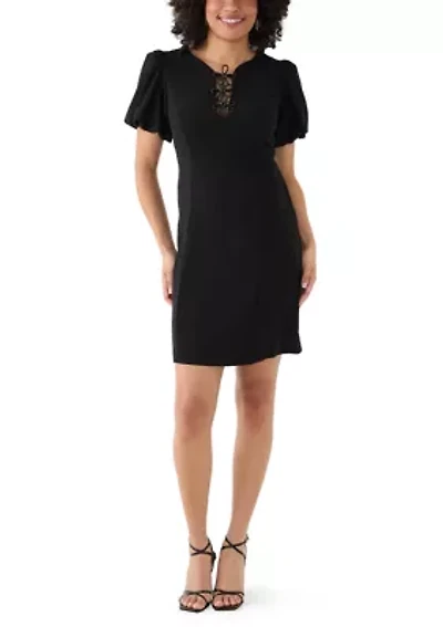 Women's Rhinestone Crew Neck Sheath