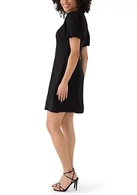 Women's Rhinestone Crew Neck Sheath