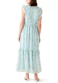 Women's Sleeveless Floral Maxi Dress