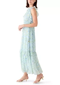 Women's Sleeveless Floral Maxi Dress