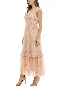 Women's Sleeveless Floral Maxi Dress