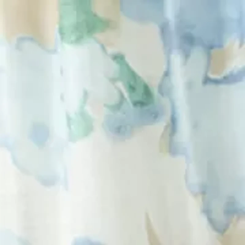 Plus Twist V-Neck Floral Dress