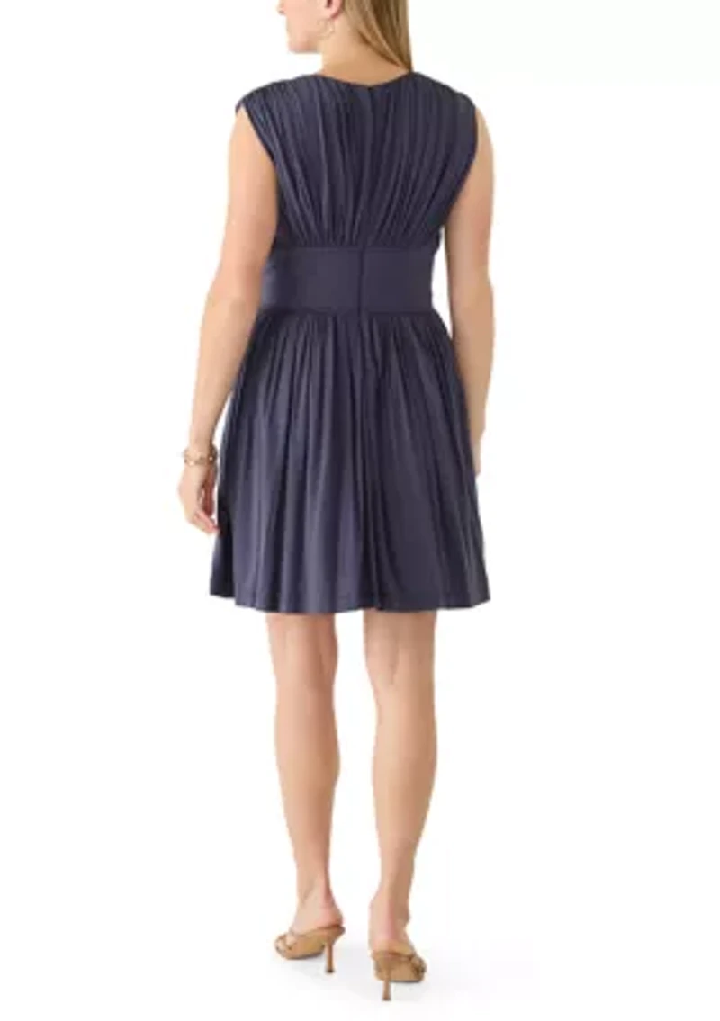 Women's Smocked Jersey Mini Dress