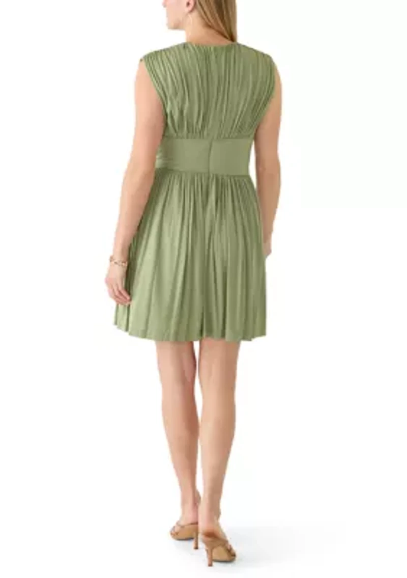 Women's Smocked Jersey Mini Dress