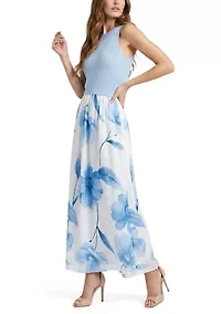 Women's Floral Twofer Sweater Dress