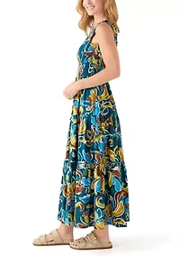 Women's Smocked Bodice Patio Dress