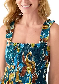 Women's Smocked Bodice Patio Dress