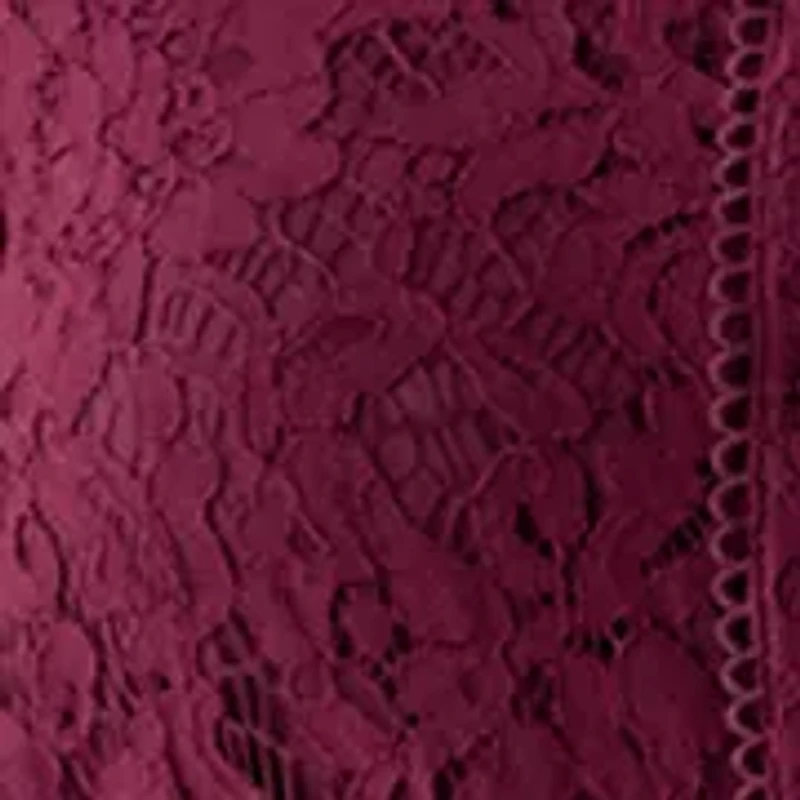 Petite Tiered Lace Shirtdress